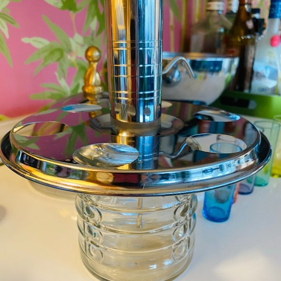 50s Retro Rare, & RAD Silver Dome Drink Dispenser - Picture 7 of 16